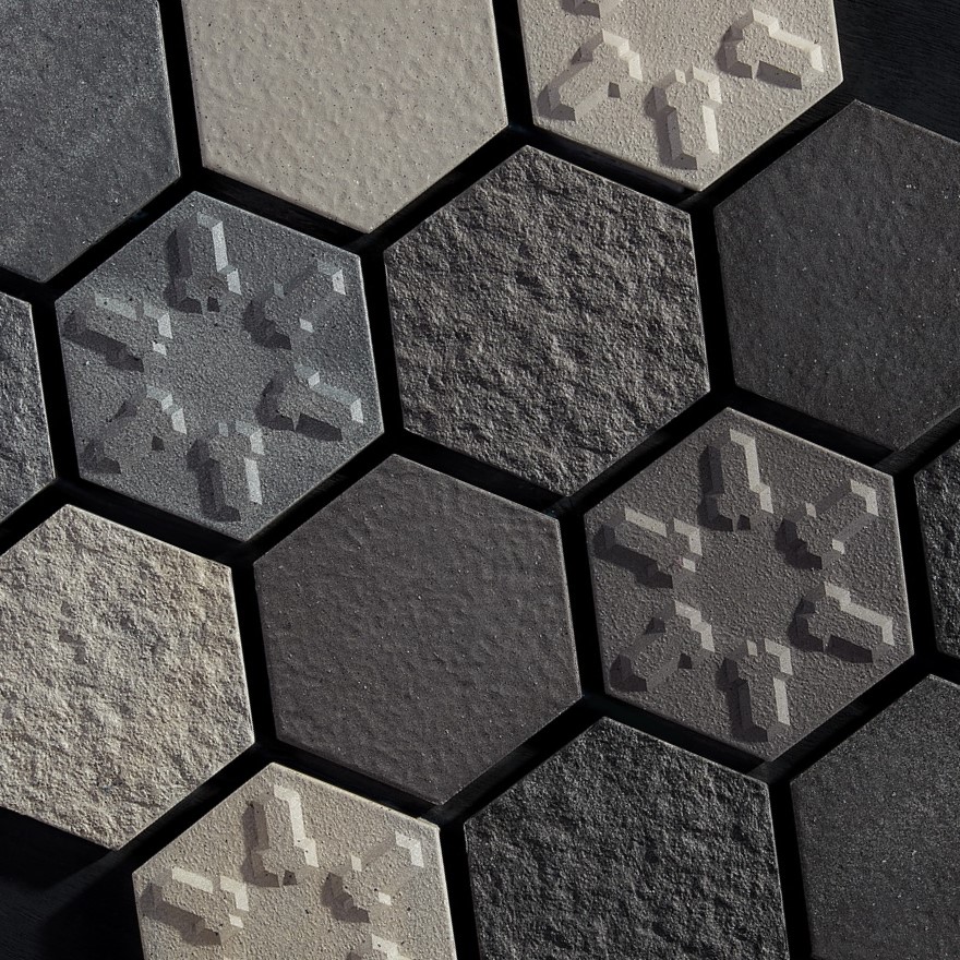 150x130mm 六角車步道系列